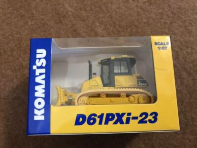 Komatsu Official Diecast Model Crawler Dozer D61PXi-23 1:87 Japan