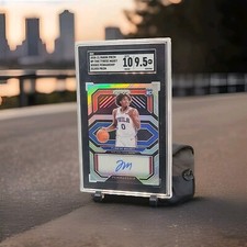 2020 Prizm TYRESE MAXEY Rookie Auto SILVER Prizm Rookie Penmanship SGC 9.5/10 