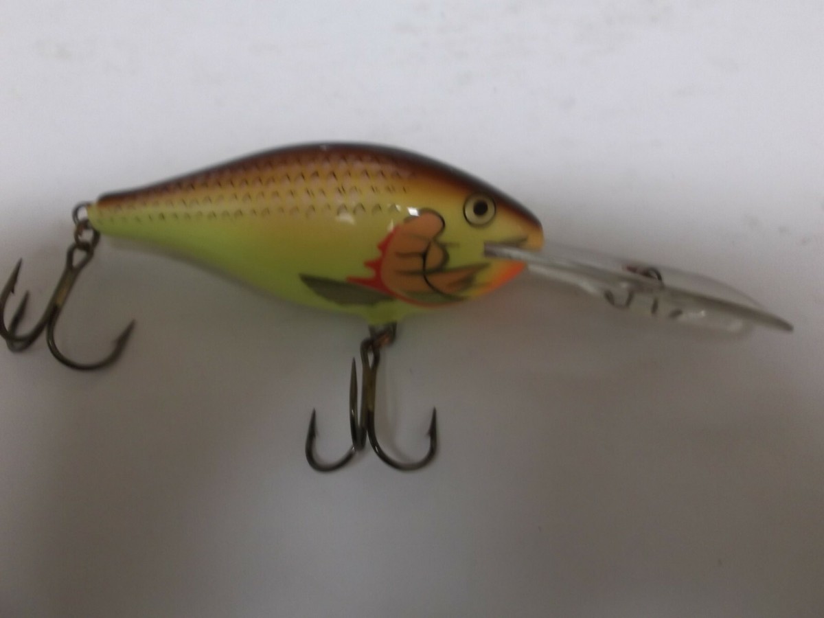 Leurre Rapala Risto Rap RR-8 HM – Moutarde Chaude, Bois, Pour Brochet/bass