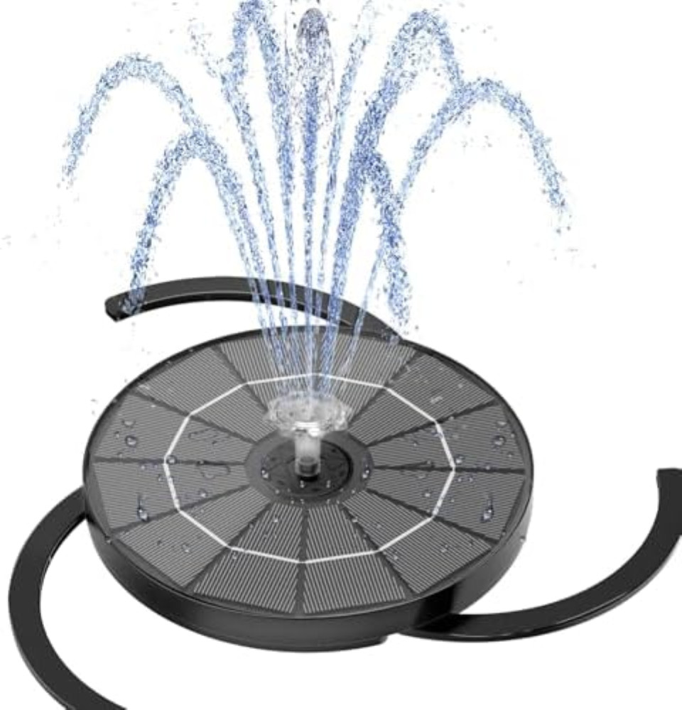 Acquista AISITIN Fontana Solare da Giardino 3.5W - Pompa con 4 Effetti Spray
