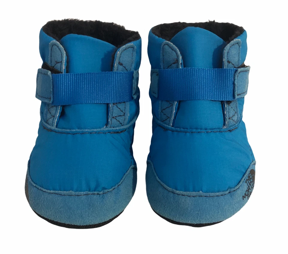 The North Face 婴儿 Asher 蓝色短靴 尺寸 1/6-12 Wks 全新带盒 — 第 2/4 张图片