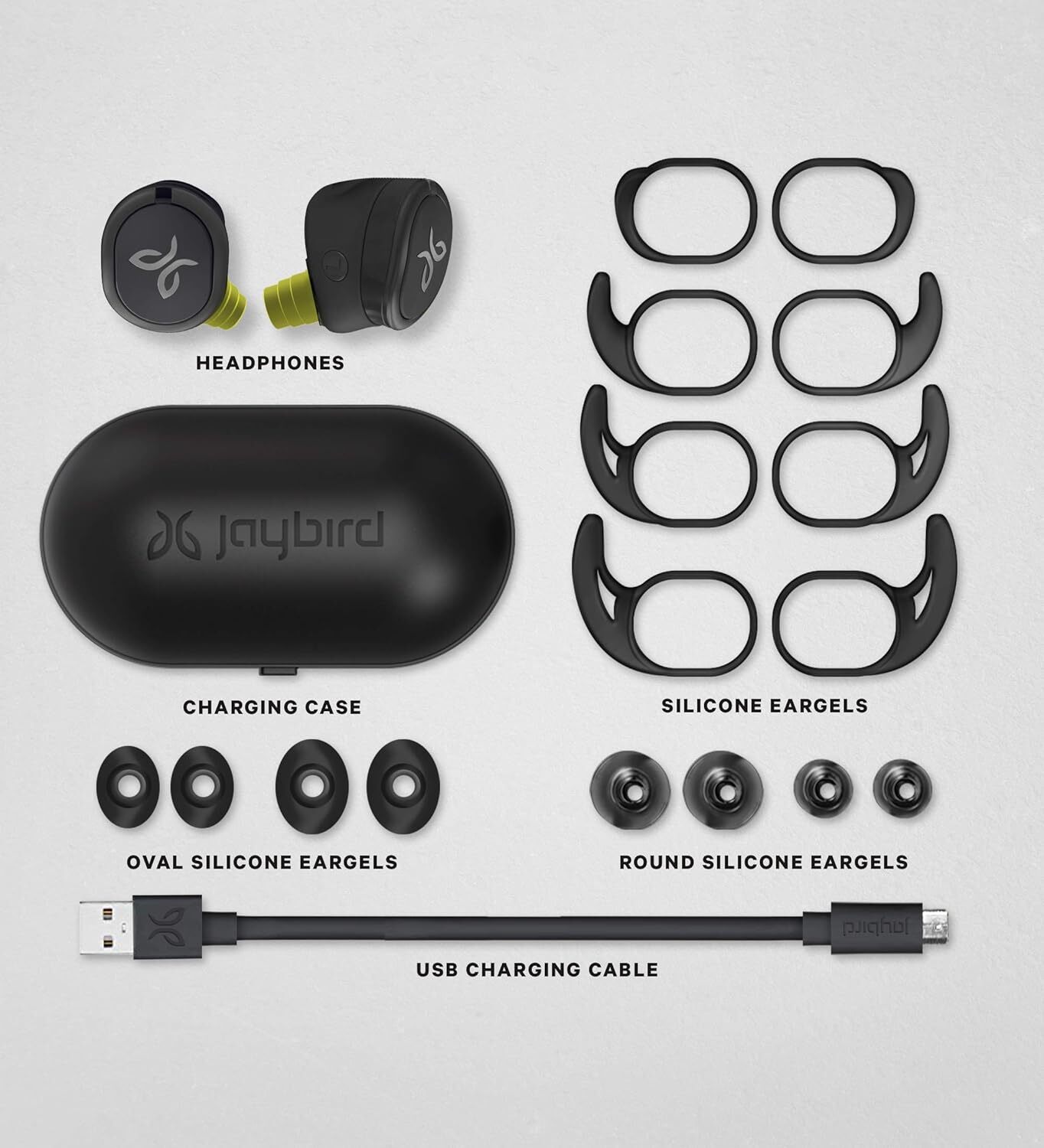 Jaybird RUN XT True Wireless In-Ear Headphones - Black/Flash