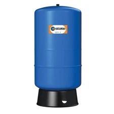 20 Gallon Vertical Well Water Pressure Tank Blue Steel Jet Submersible Pump