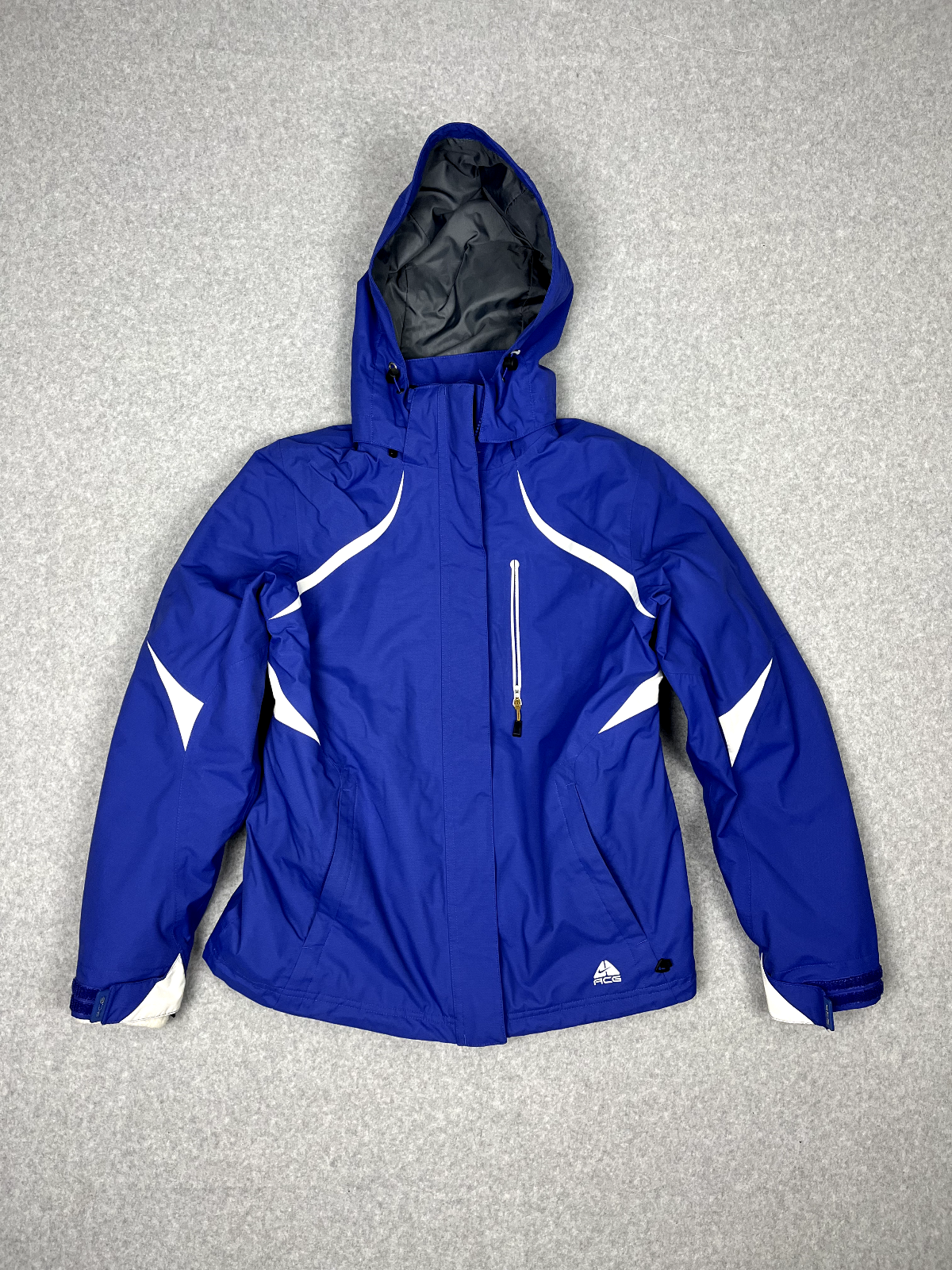 SACAI X NIKE Nike ACG Giacca Donna S Blu 3 in 1 Full Zip Storm Fit Cappuccio Rimovibile