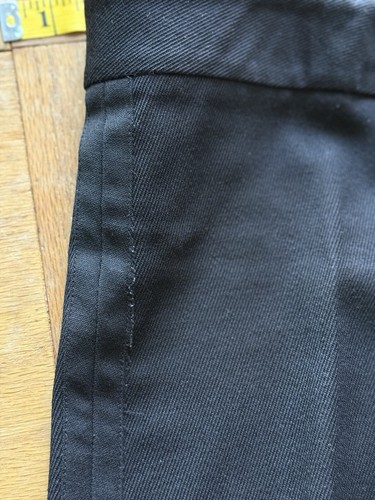 Richard Tyler Couture Black low-rise tuxedo pants- Size 4 - Picture 7 of 7