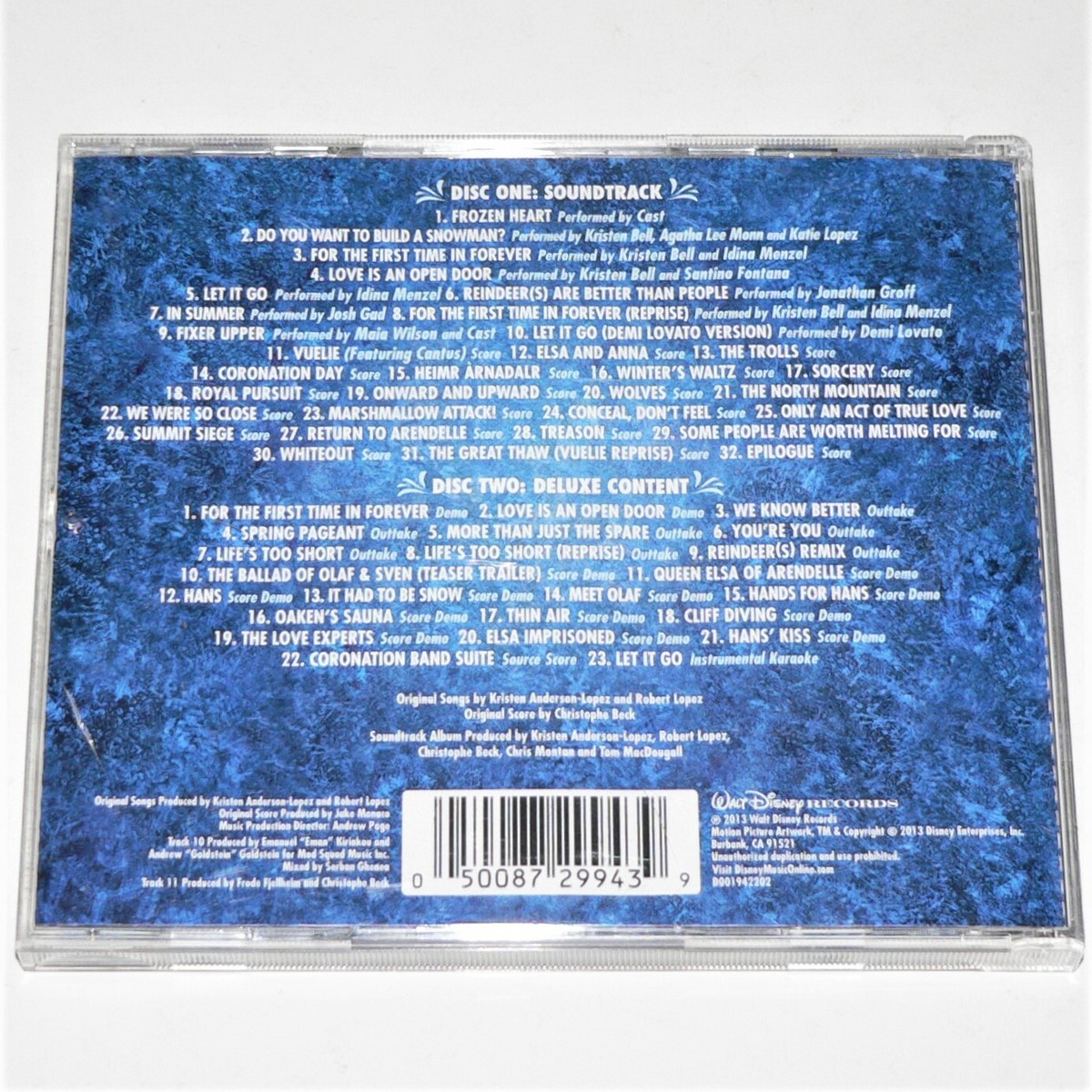 その他 Disney Frozen Deluxe Edition Soundtrack Demi Lovato, Kristen Bell, Idina Menzel, Jonathan Groff