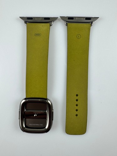 Bracelet boucle moderne tissé fin original Apple Watch Series 10 9 8 7 42 mm 41 mm - Photo 13 sur 48