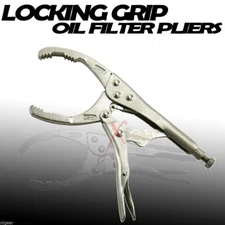 LOCKING GRIP  2-1/8" to 4-1/2"  OIL FILTER PLIERS REMOVER WRENCH TOOL VISE