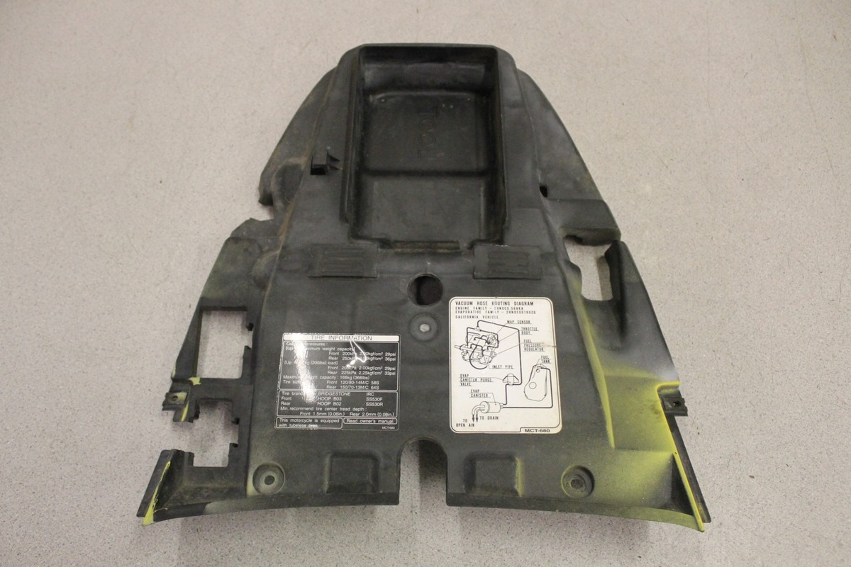 2002 Honda Silver Wing 600 FSC600 UNDERSEAT STORAGE TRAY PLASTIC