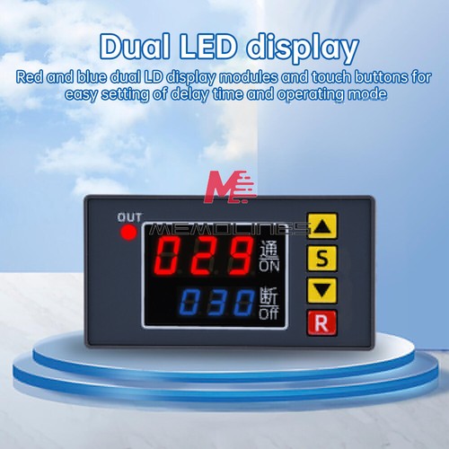 T3231 Programmable Digital Time Delay Relay Dual Display Timer Control Switch - Picture 3 of 26