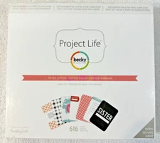 American Crafts Becky Higgins Project Life Value Kit Scrapbooking Cards 616 Pcs