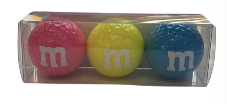 m＆m　3点セット M&M's World Pink/Yellow/Blue Golf Ball Set New with Tag | eBay