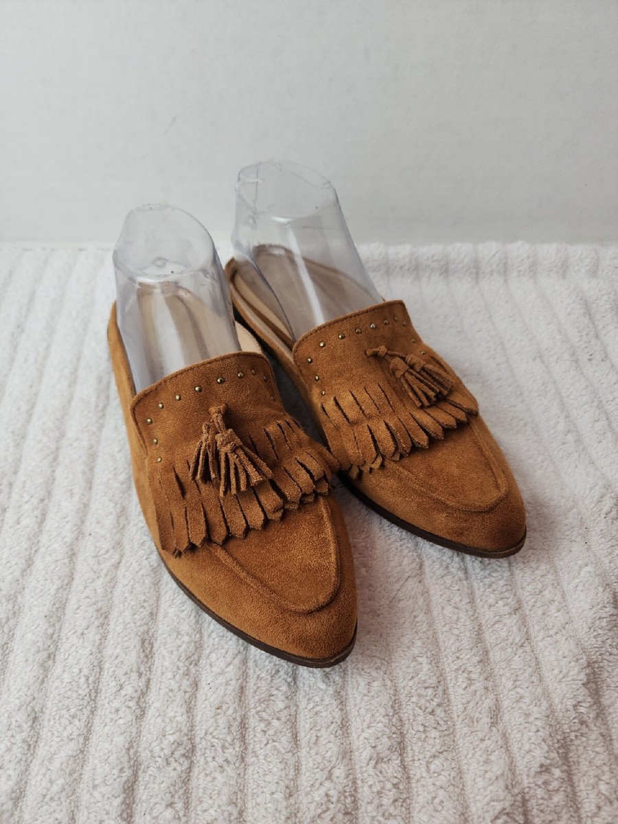 Jolimall Women Size Slip On No Back Slides Almond Toe Mocassin