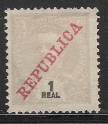 Portugal Kolonie INDIEN 1911 Republica 1r MNG Briefmarke A28P34F29158