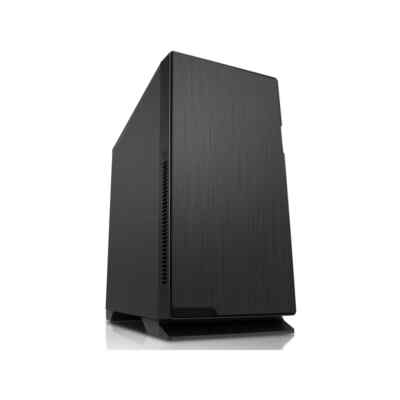 GameMax Silent Mid Tower ATX Gaminggehäuse - Schwarz - mit Schallschutz