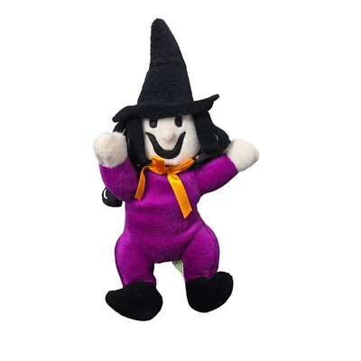 Dandee Collector's Choice Bean Bag Friends Plush Stuffed Witch Halloween Decor