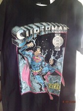 Superman "The Man Of Steel" Men's Graphic Shirt--Large--NWT