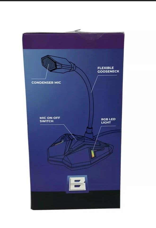World Cup Bugha exclusive LED gaming microphone for PC NEW 2020 - Image 2 of 4