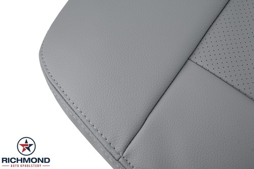 2010-2013 Benz E250 E350 Bluetec - Driver Side Bottom Leather Seat Cover Gray - Picture 7 of 17