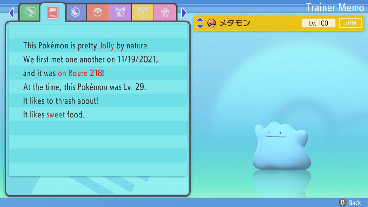 SHINY DITTO 6IV JAPANESE MASUDA ALL 31 ✨ Pokemon Brilliant DIAMOND Shining  PEARL