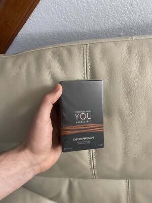 Emporio Armani Stronger with You Absolutely Parfum Spray Men 3.4 oz 100ml Sealed
