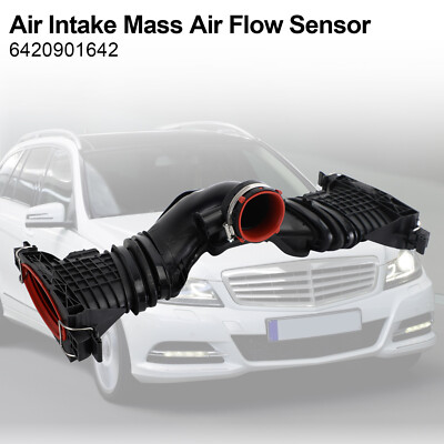 Ansaugrohr + Luftmassenmesser 4 Pin 6420901142 für Mercedes W164 ML300 CDI OM642