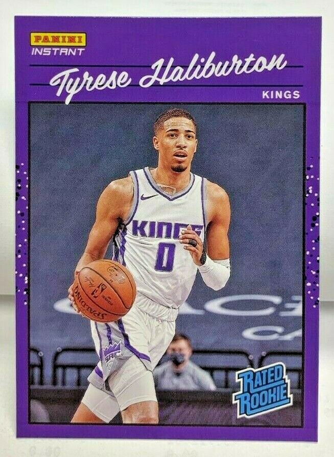 タイリースハリバートン RC Variation Celestial 99シリ Tyrese Haliburton 2020-21 Panini Instant NBA Rated Rookie