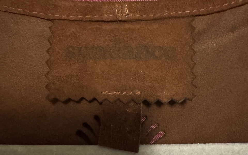 Sundance Wolf Moon Rosa Lee Suede Long Duster Fringe Vest Size M New - Image 2 of 4