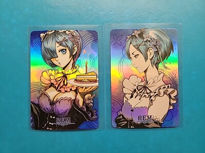 (2) REM - Re: ZERO - Carddass Masters Art Card Waifu Doujin ACG