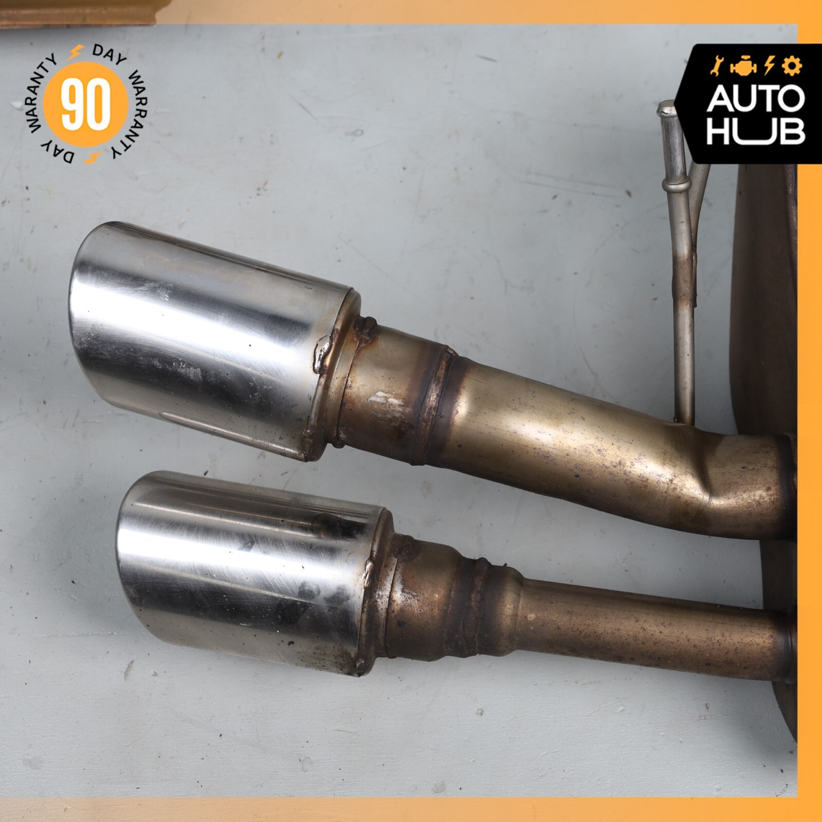 Maserati Quattroporte M139 Exhaust Mufflers Dual Tips Left & Right Side Set 74k