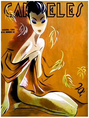 アート・デザイン・音楽 Carteles Cubanos de Cine Volumen II Carteles magazine sexy cover Cuaban Decorative Poster. Fine