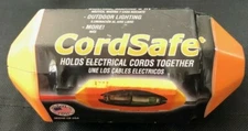 Cordsafe holds electrical cords together for construction, Christmas Etc.