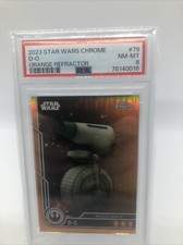 2023 Topps Chrome Star Wars Orange REFRACTOR /25 79 D-0