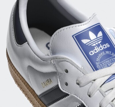 ADIDAS SAMBA OG NAVY WHITE GUM MEN'S SHOES IF3814 SUEDE