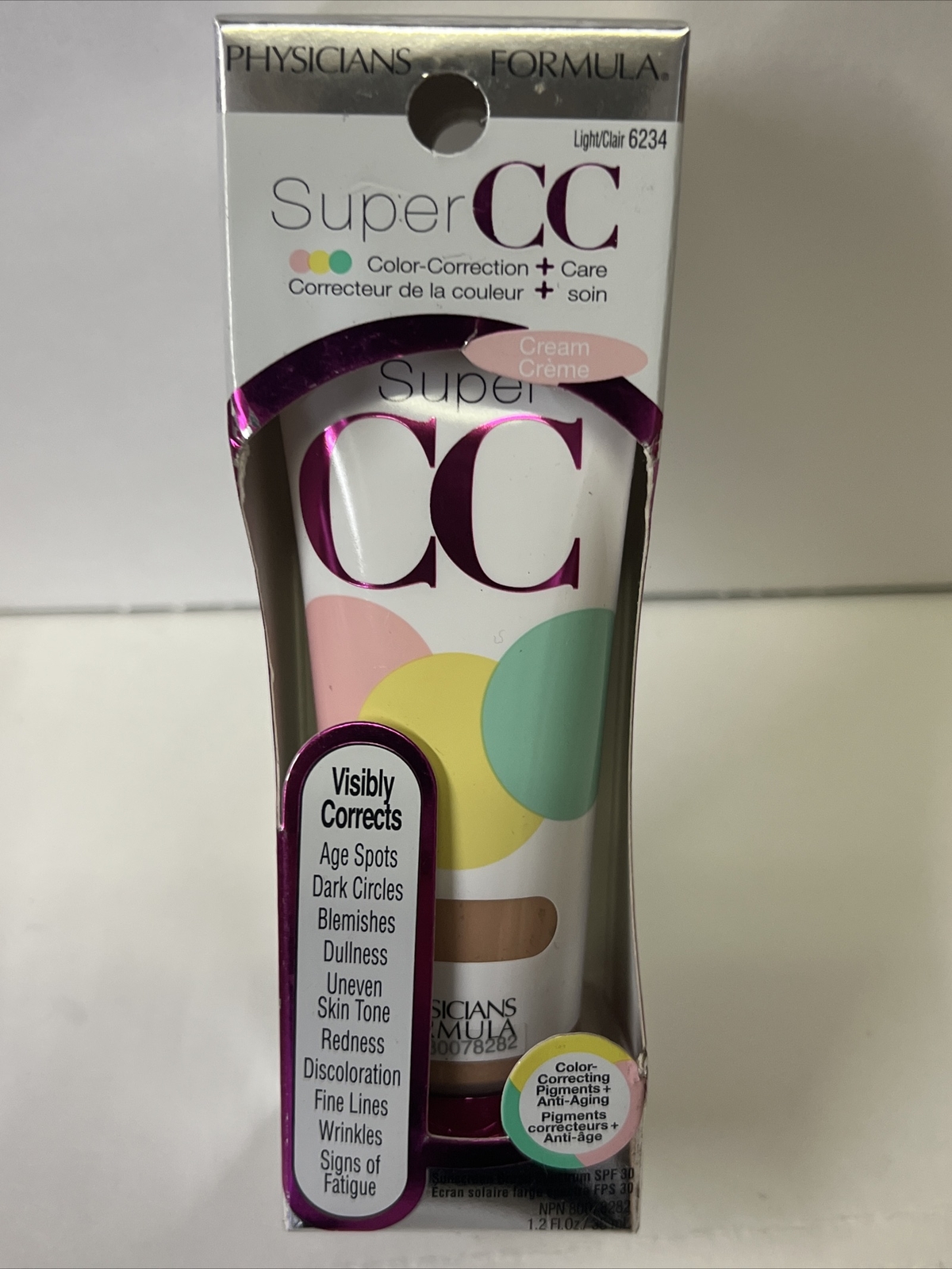 Physicians Formula Super CC ColorCorrection + Care CC Cream, Light