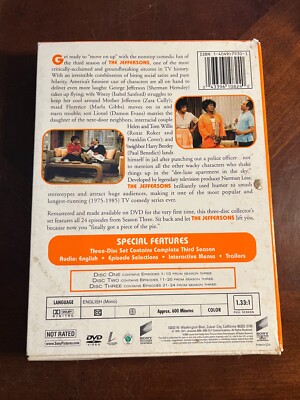 その他 Jeffersons: Complete Third Season [DVD] The Jeffersons - The Complete Third Season (DVD, 2005, 3-Disc Set
