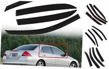 4PCS Side Window Visors Sun Rain Guards Deflectors Vent Shade Replacement for