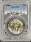 1944-S Walking Liberty Half Dollar PCGS MS64+-Tremendous Eye Appeal!
