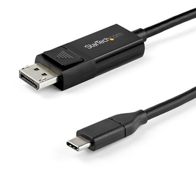 STARTECH.COM 3.3 ft. 1m USB C to DisplayPort 1.4 Cable?Bidirectional 8K 30 HBR3