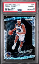 2024 PANINI PRIZM BLACK MOJO PRIZM #175 MOSES MOODY 25/25 PSA 10
