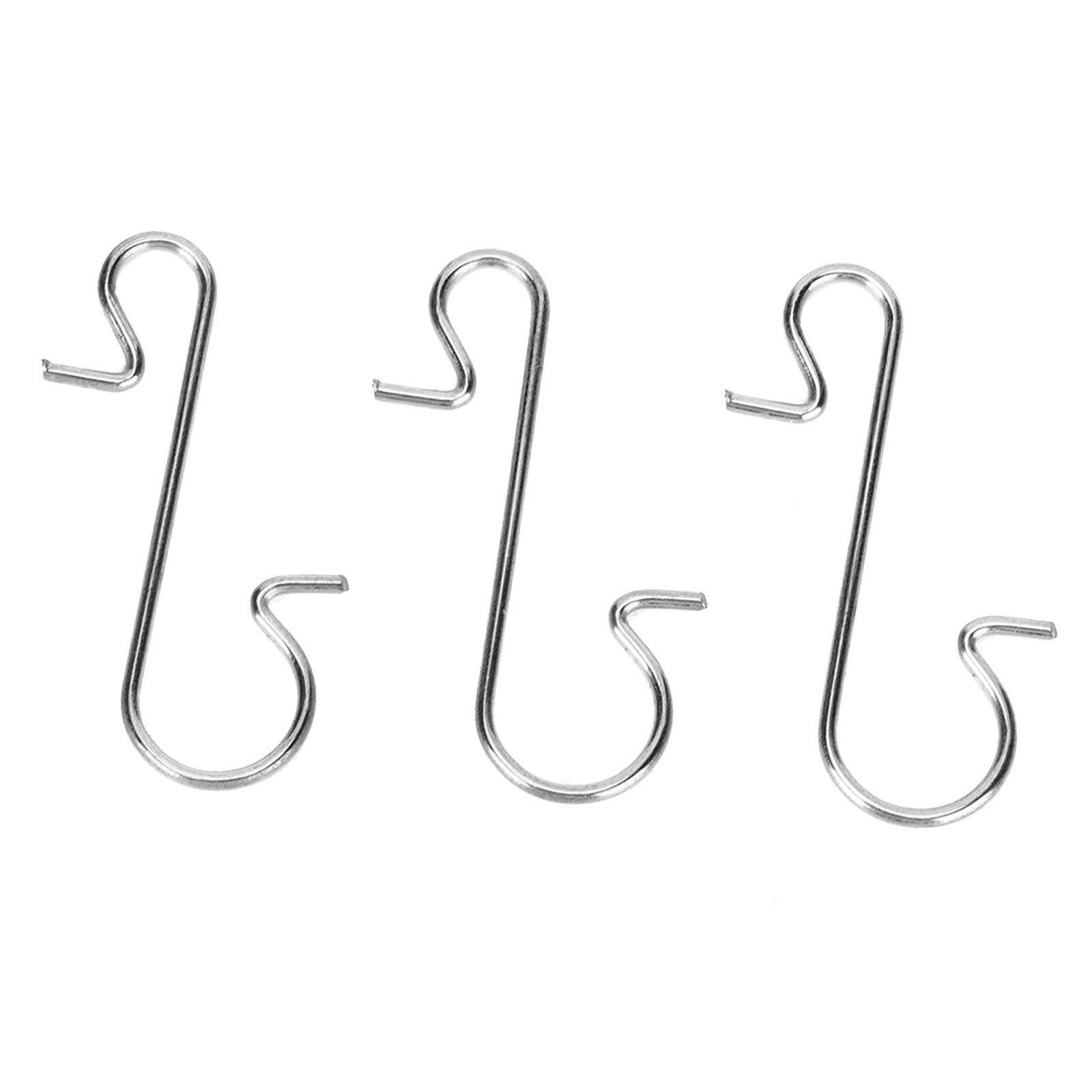 100pcs Multi Purpose Metal S Shape Hooks Christmas Tree Holder Decoration KRI✈️