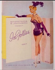 Ice Follies 1957 Shipstads Johnson CHRISTMAS FIGURE SKATING program