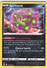 2022 Spiritomb Rare SWSH11: Lost Origin 117/196 NM Normal LP-NM