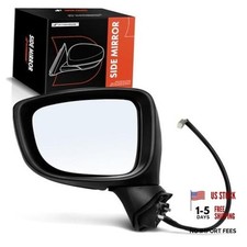 Driver Side Power Door Mirror - Compatible with Mazda 3/3 Left Driver Side