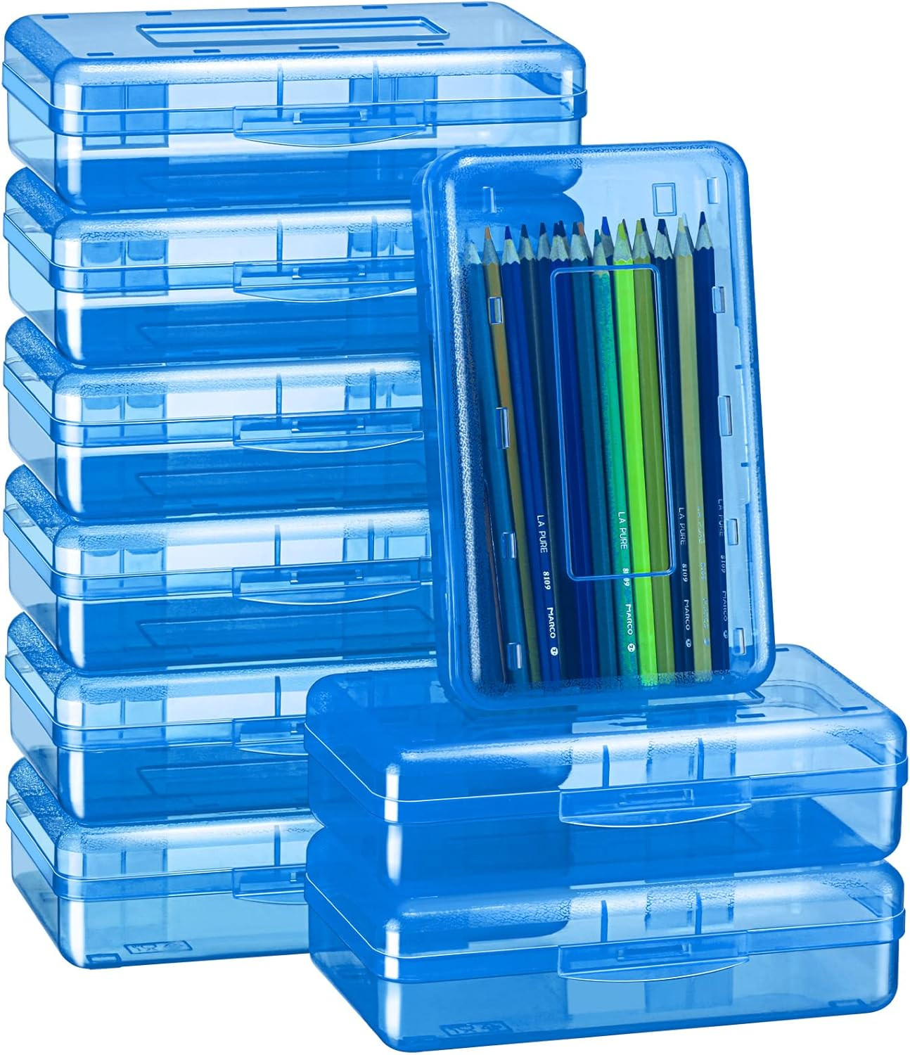 Boxes For School Clear Plastic Pencil Case Large Plastic Cra