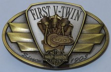 Harley Davidson First V-Twin Belt Buckle 1502 of 5000