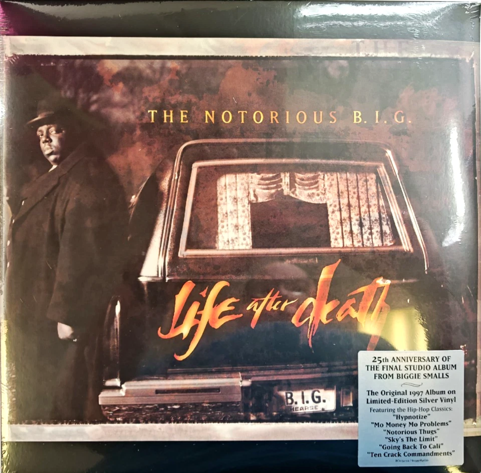 The Notorious B.I.G. Life After Death LP Album vinyl record limited silver 3 LP - Image 2 of 4