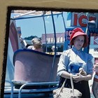 Women & Boy @ Reeves Food Centers, Bowling Green KY, Nehi Soda 1960's 35mm Slide — photo 2