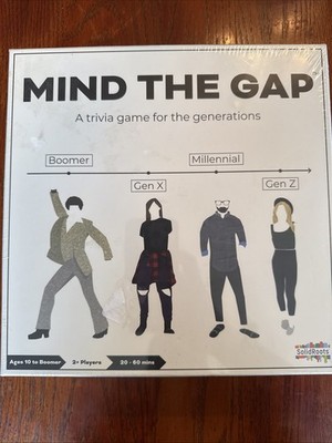 Family Fun Trivia Game Mind The Gap Generations NEW SEALED 2020 Big Box