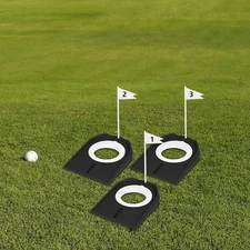 3Pcs Practice Hole Putting Cups Putter Practicing for Men Women Detachable Golf